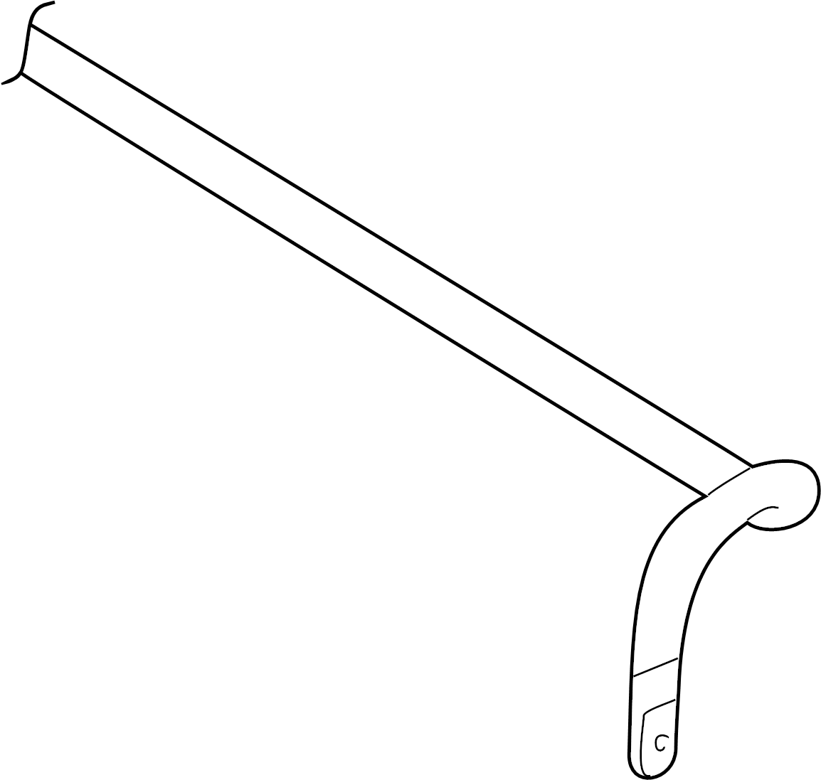 View 1J0411305B Suspension Stabilizer Bar Full-Sized Product Image