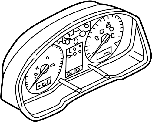 View 1J5920906J Instrument Cluster Full-Sized Product Image