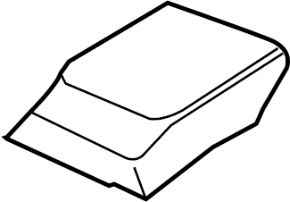 View 1J0885376N Seat Cushion Pad Full-Sized Product Image
