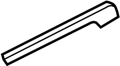 View 1J0881087DQ70 Seat Track Cover (Front) Full-Sized Product Image