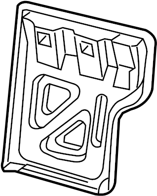 View 1J0885501AR Seat Back Frame Full-Sized Product Image