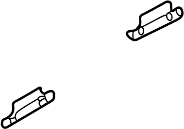 View 1J0810767A Plate. Nut. Quarter. Panel. Bracket. (Upper) Full-Sized Product Image