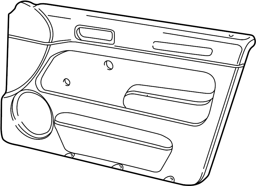 View 1J4867012CHJGD Door Interior Trim Panel Full-Sized Product Image
