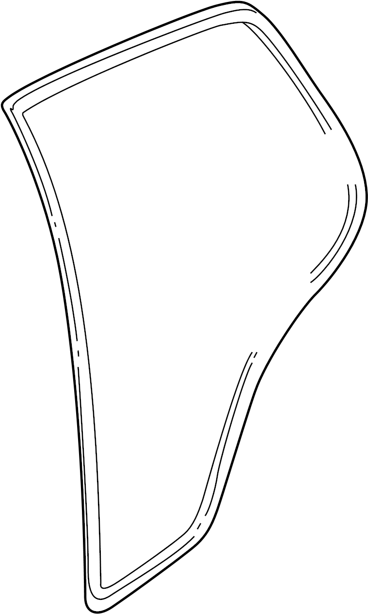 View 1J5867368GFKM Door Seal (Rear) Full-Sized Product Image
