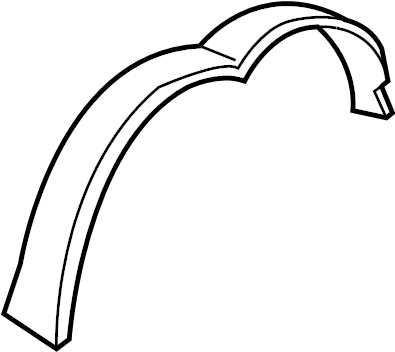 View 1JM810972 Quarter Panel Splash Shield Full-Sized Product Image