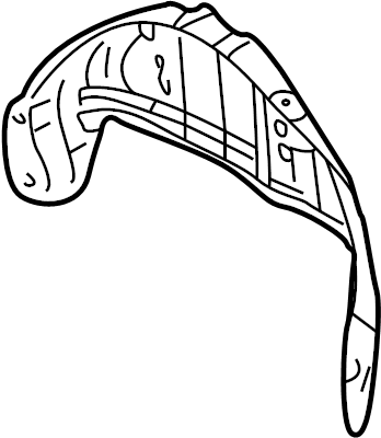 View 1J5809851 Wheel Housing Side Panel (Front) Full-Sized Product Image