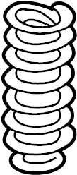 View 1J0511115AM Coil Spring Full-Sized Product Image