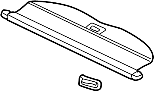 View 1J9867871K6PD Cargo Cover Full-Sized Product Image