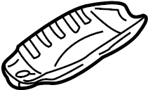 View 7M3253243 Catalytic Converter Heat Shield Full-Sized Product Image