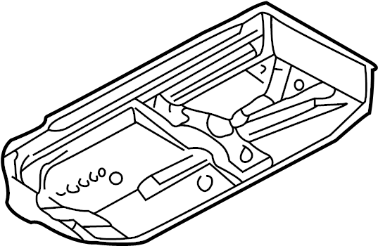 View 1J0803206 Floor Pan (Front) Full-Sized Product Image