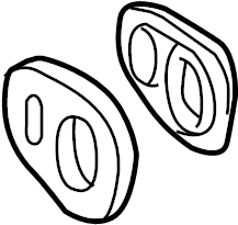 View 1K0898471A Gasket set. HVAC Heater Core Seal Kit. HVAC Heater Hose Outlet Tube Grommet.  Full-Sized Product Image