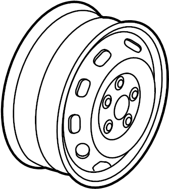 View 1K0601027K03C Wheel Full-Sized Product Image