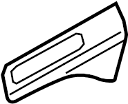 View 1K58822517G8 Seat Back Recliner Adjustment Handle Full-Sized Product Image