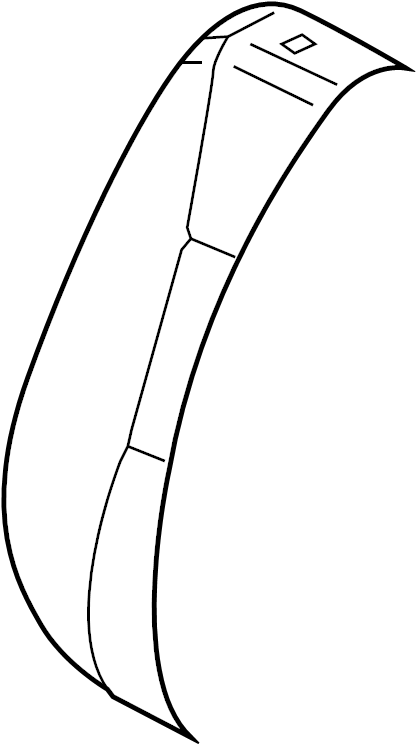 View 1K5881806GCZFA Seat Back Cushion Cover (Lower) Full-Sized Product Image