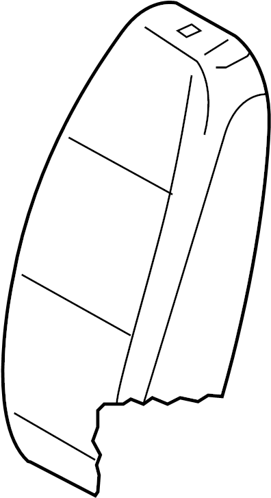 View 1K5881776K Seat Back Cushion (Upper) Full-Sized Product Image