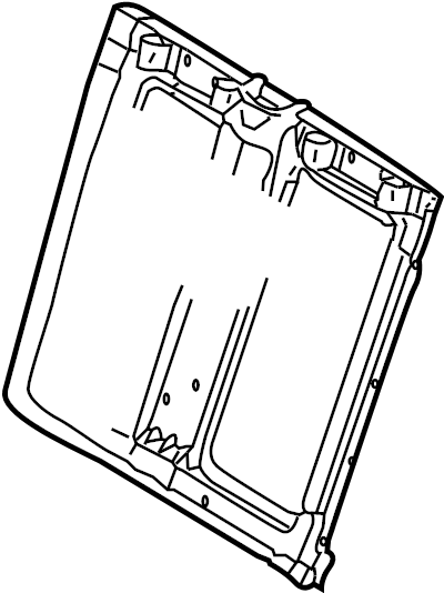 View 1K5885502Q1BS Seat Back Frame Full-Sized Product Image