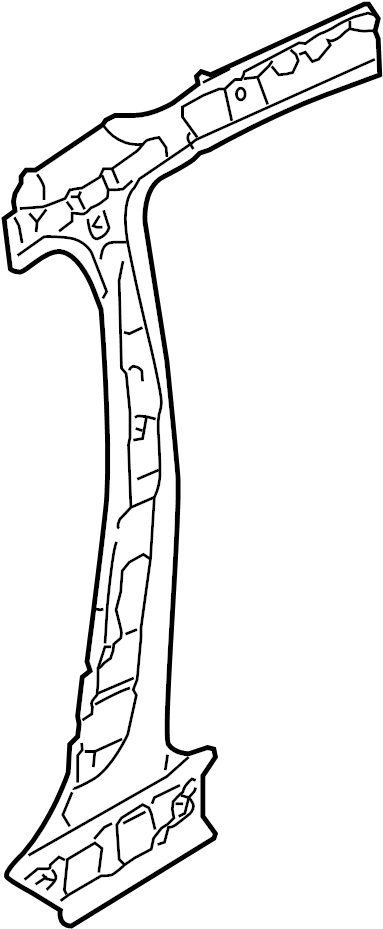 View 1K5809223C Body B-Pillar Reinforcement Full-Sized Product Image