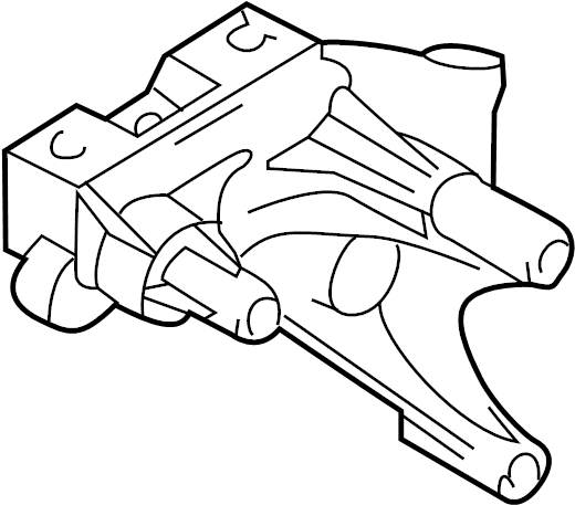 View 06F199207P Engine Mount Bracket Full-Sized Product Image