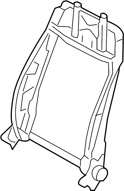 View 1K4882046LR Seat Back Frame (Upper) Full-Sized Product Image