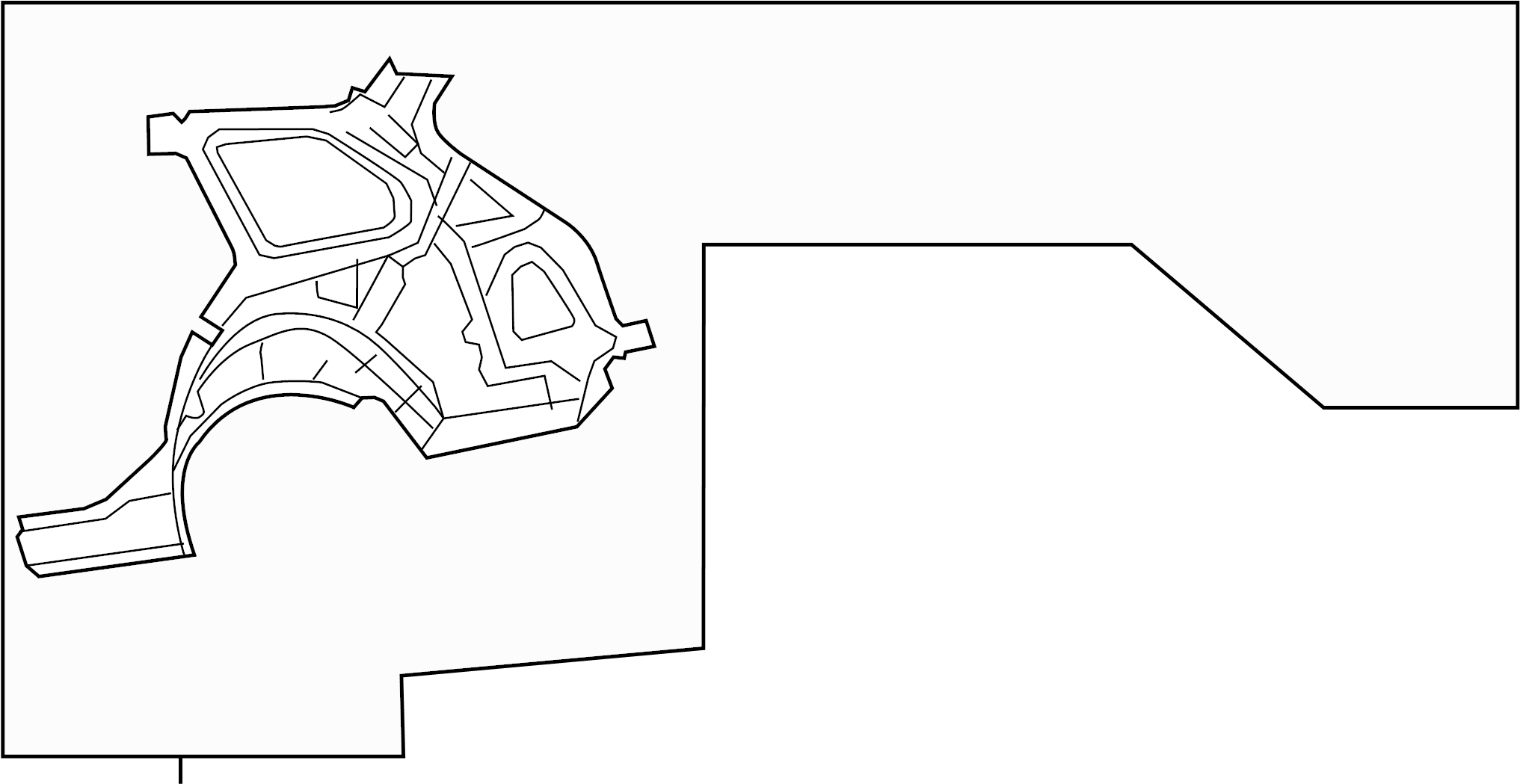 View 1K9809404 Quarter Panel (Front, Rear, Upper) Full-Sized Product Image