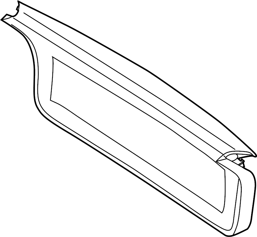 View 1K9867605B82V Liftgate Trim (Lower) Full-Sized Product Image
