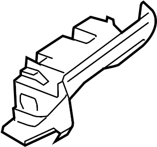 View 1K1857114S71N Instrument Panel Knee Bolster Full-Sized Product Image