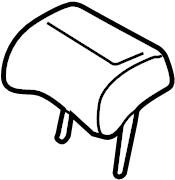 View 1K0885902BRUR Headrest Full-Sized Product Image