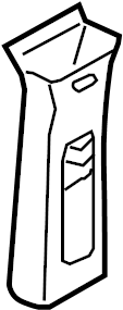 View 1K3867243K6K8 Door Pillar Post Trim Set (Rear, Upper) Full-Sized Product Image