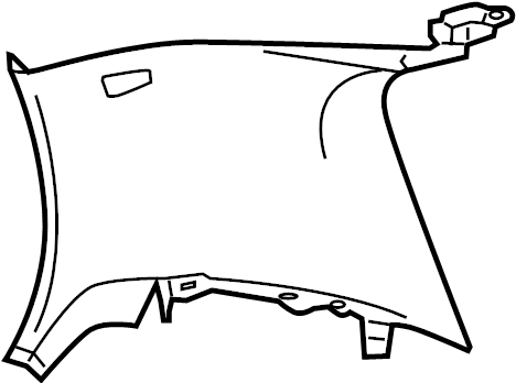 View 1K3867287DDD9 Interior Quarter Panel Trim Panel (Upper) Full-Sized Product Image