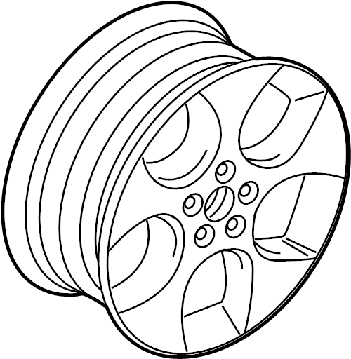 View 1K0601025BAFZZ Wheel Full-Sized Product Image