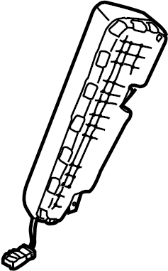 View 1K4880442C Seat Air Bag (Rear) Full-Sized Product Image