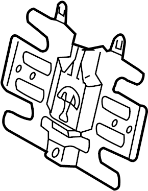 View 1K0881879N Seat Lumbar Support Cushion Full-Sized Product Image