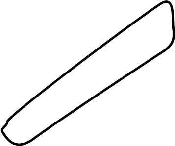 View 5K4867440AUM1 Door Trim Molding (Front) Full-Sized Product Image