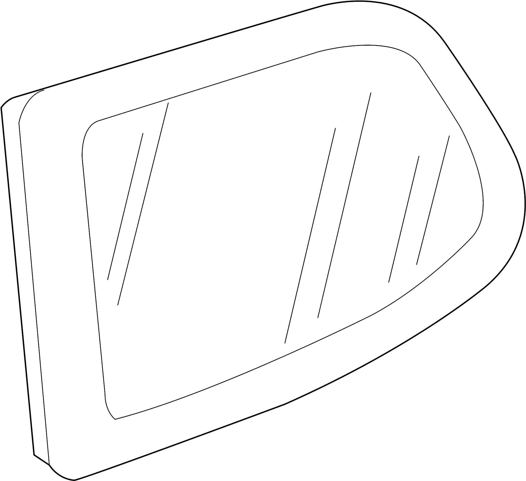 View 5K6845042GNVB Quarter Glass Full-Sized Product Image