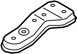View 5Q0199517D Engine Cradle Bracket Full-Sized Product Image