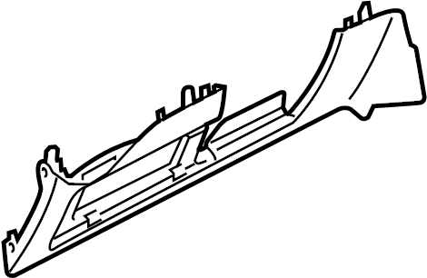 View 5GM858365B82V Instrument Panel Trim Panel (Lower) Full-Sized Product Image