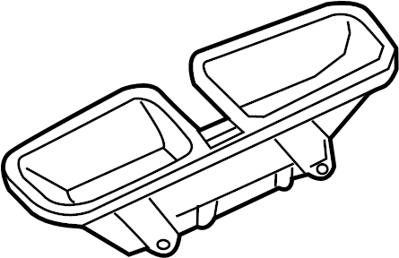 View 5G1819063B Defroster. Duct. (Upper) Full-Sized Product Image