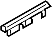 View 5Q0804243A Rocker. Reinforcement. (Rear) Full-Sized Product Image
