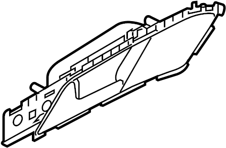 View 5G1837114UBN Interior Door Handle Full-Sized Product Image