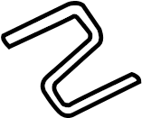 View 5K6809931 Fuel Door Spring Full-Sized Product Image