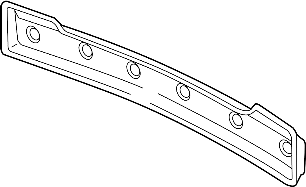 View 5G6813309 Rear Body Reinforcement (Rear) Full-Sized Product Image