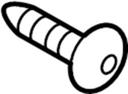 View 1K0867333 Quarter Panel Trim Panel Clip. Side Trim Clip. Trunk Trim Panel Clip.  Full-Sized Product Image