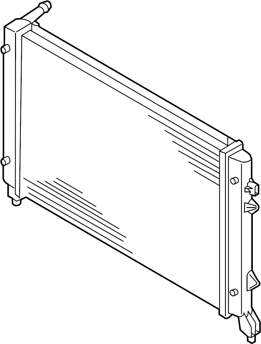 View 1K0121253BL Radiator Full-Sized Product Image