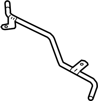 View 1K0121070 Engine Coolant Pipe Full-Sized Product Image
