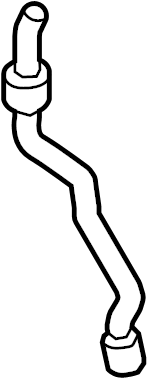View 5Q0122101CK Engine Coolant Hose (Front) Full-Sized Product Image