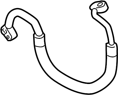 View 5C0820721BJ A/C Refrigerant Discharge Hose Full-Sized Product Image