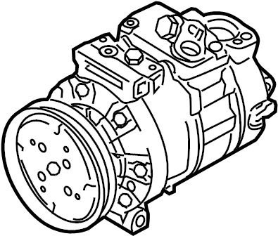 View 1K0820808FX A/C Compressor Full-Sized Product Image