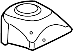 View 5C0809120 BRACKET. Strut mount.  Full-Sized Product Image