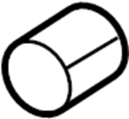 View 038103139A Alternator Spacer. Mount Bracket Sleeve.  Full-Sized Product Image