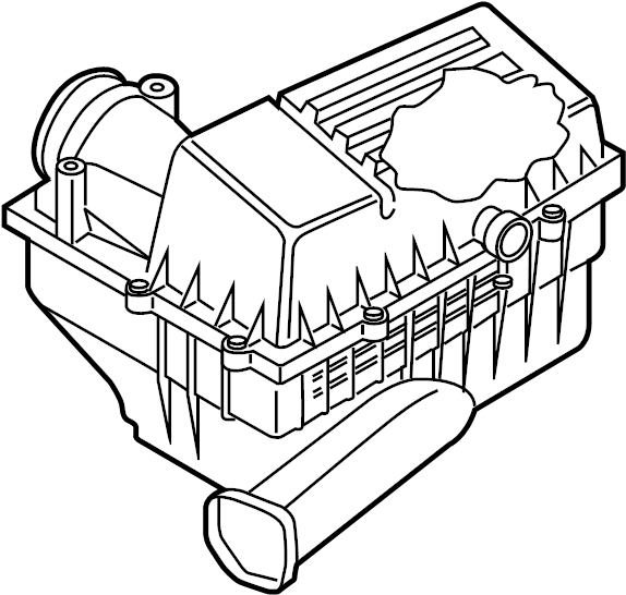 View 5C0129601E Air Filter and Housing Assembly Full-Sized Product Image
